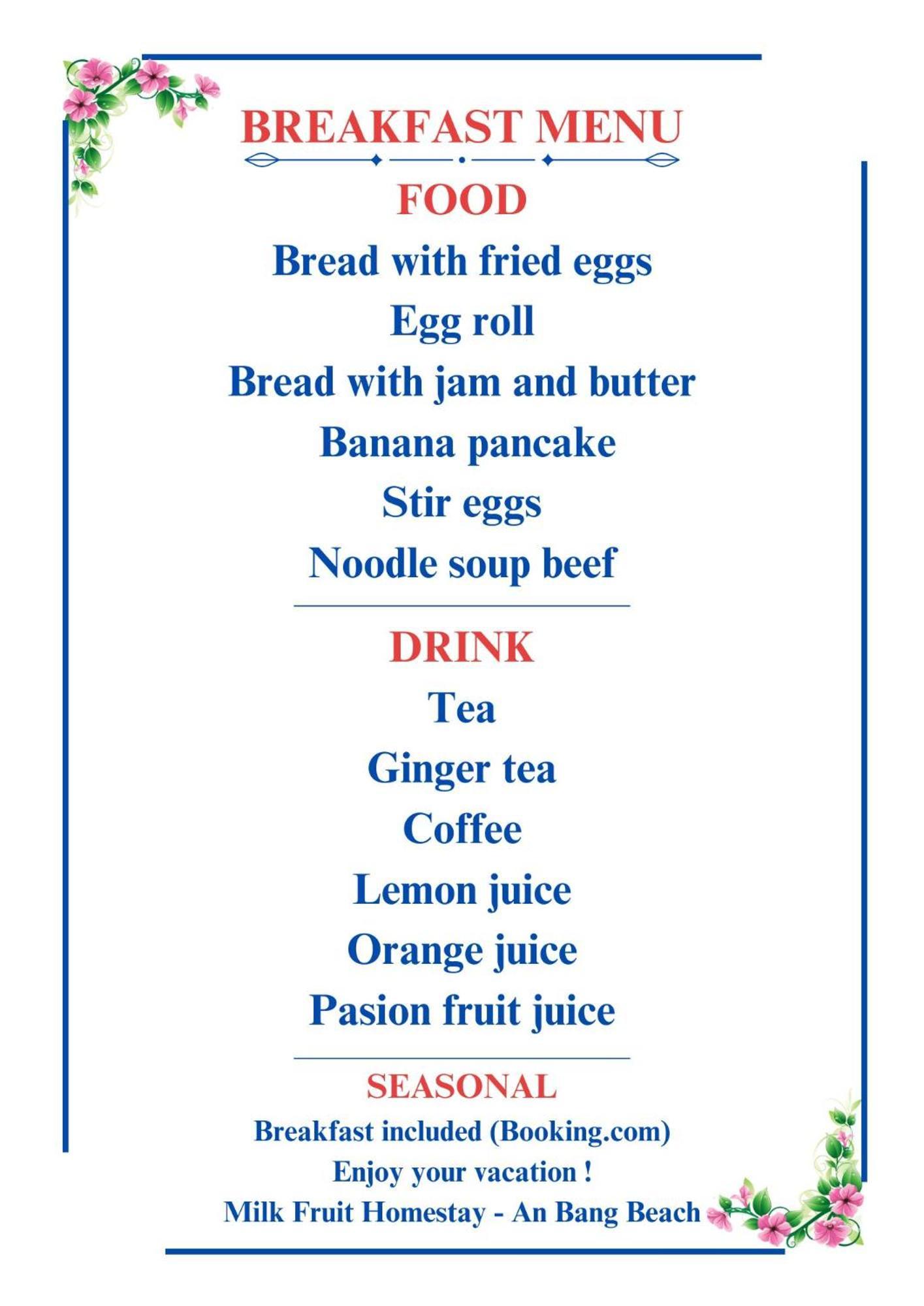 הוי אן Milk Fruit Homestay - An Bang Beach מראה חיצוני תמונה
