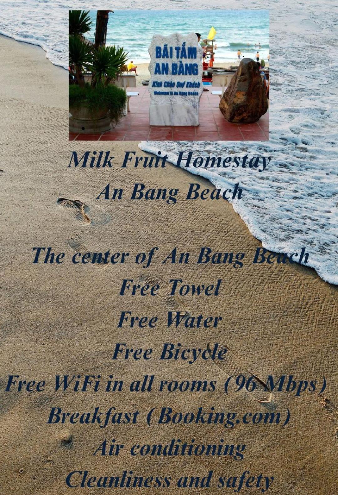 הוי אן Milk Fruit Homestay - An Bang Beach מראה חיצוני תמונה